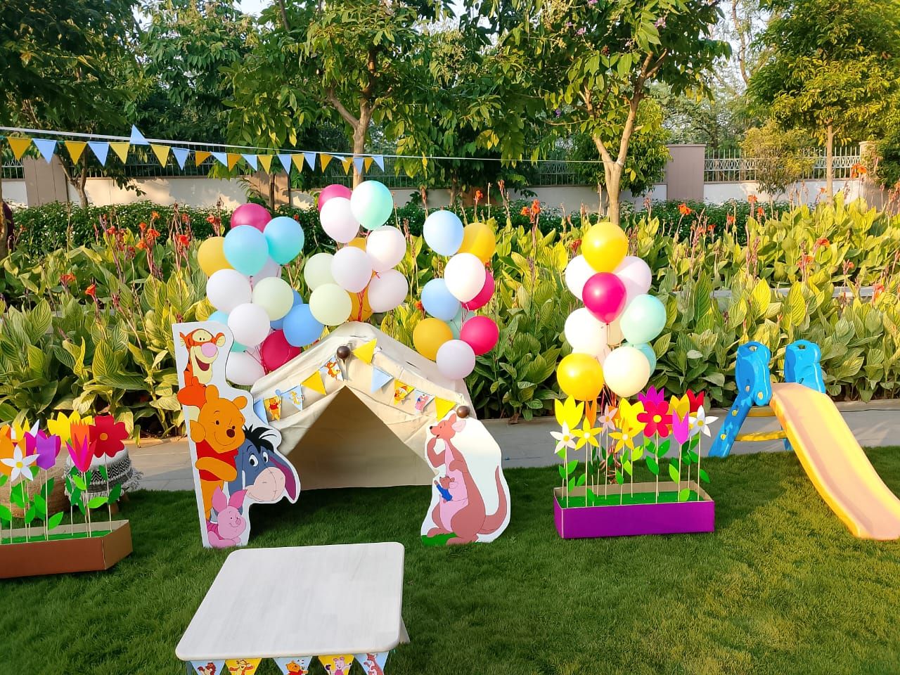 Tigger's Tents & Tales Setup