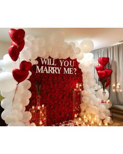 Indoor proposal theme decorations