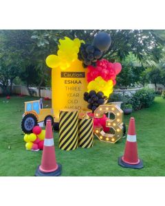 Ineffable Traffic Theme Birthday Decoration
