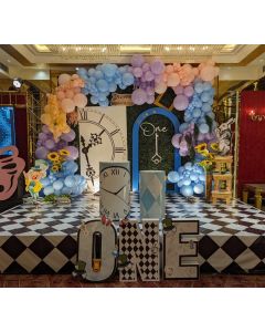 Awesome Clock Theme Birthday Decoration