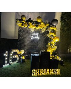 Luminous 16th Birthday Decoration