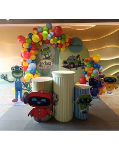 Eye-catching  Gecko Garage Theme Birthday Decoration
