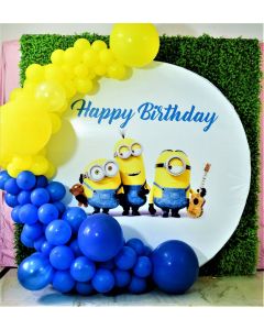 Minion theme party birthday decoration