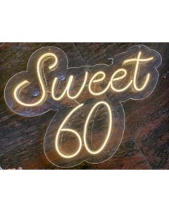 Sweet 60 Neon Light