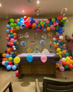 cocomelon theme  birthday home decoration