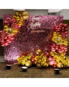 Sparkling Rosé Soiree Setup