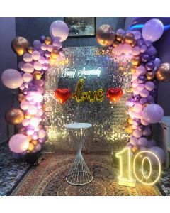 anniversary balloon decoration
