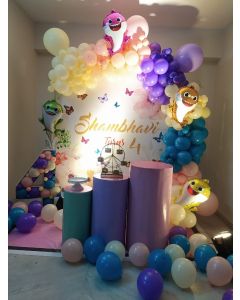 Baby shark theme Birthday decoration