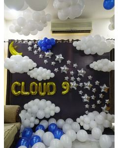 Cloud theme party decoration