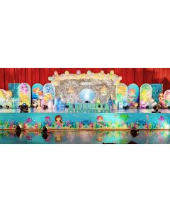 mermaid theme party decoration