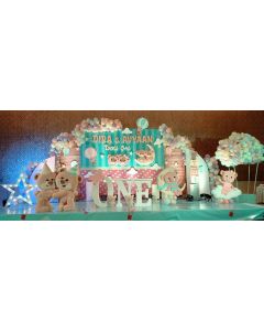 teddy bear theme birthday party decoration