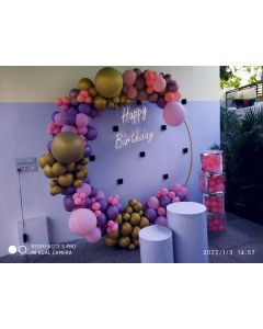 happy birthday balloon decoration
