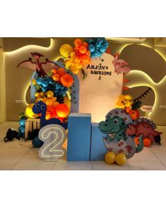 Two-rassic World Birthday Decoration