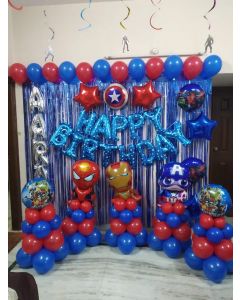 Avenger theme party decoration