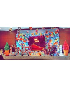 Ice cream theme party decoration
