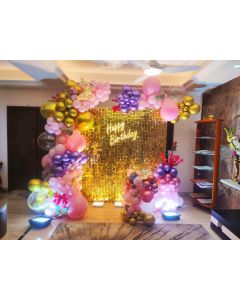 birthday balloon decoration
