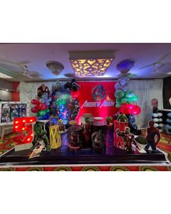 Avengers theme party decoration