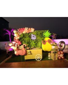 flemingo theme birthday decoration