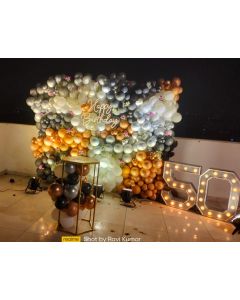 Efficacious Balloon Wall Birthday Decor
