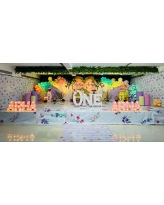 Stimulative 1st Birthday Decor