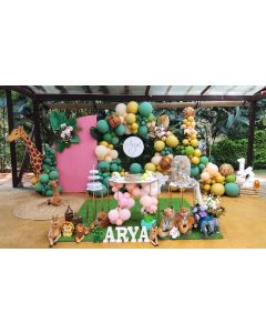 Jungle theme birthday party