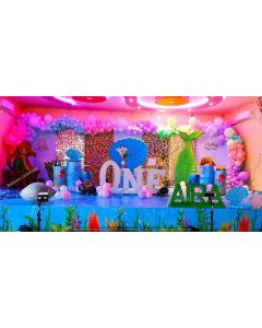 Aqua theme party decoration