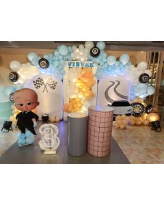 Racer Baby Boss Theme Decoration