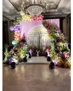 Easter Bunny Garden Party Setup