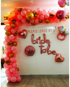 bride to be balloon decoration
