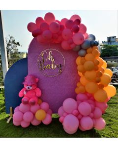 Panels With Balloon Organic Arch