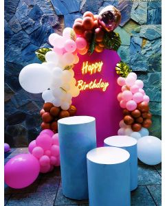 Panels With Balloons Organic Arch