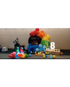 happy birthday balloon decoration
