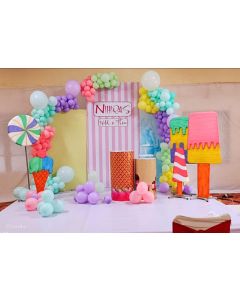 Ice cream theme party decoration
