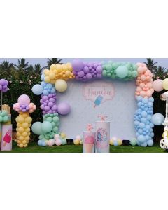 happy birthday balloon decoration
