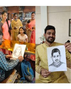 Portrait Live Stall for parties