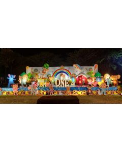 cocomelon theme birthday decoration

