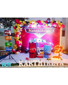 Car theme party decoration