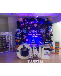 Space theme party decoration