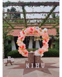 birthday party balloon decoration
