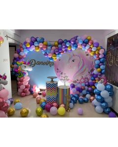 Unicorn theme birthday decoration