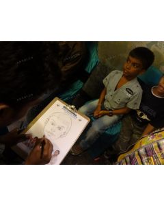 Caricature Live Stall in parties