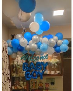 Baby Boy's Celestial Greeting