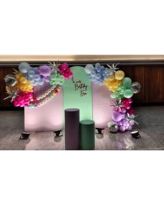 Colorful Bliss with Disco Glam Setup