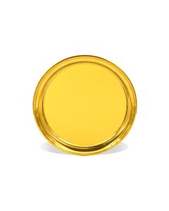 Gold PVD Coated Dinner Plate – FDA Approved, Durable, Eco-friendly
