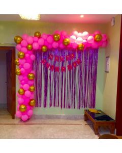 simple balloon decoration
