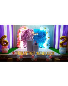 birthday stage decoration
