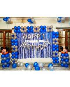 balloon decoration for birthday at home
