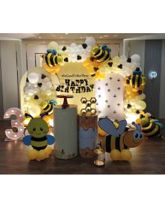 Bee Three-riffic Party Decoration