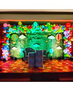 Hot Air Birthday Bash Theme Decoration