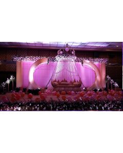 Lotus Theme (Lakshmi Devi) Half Saree Function 